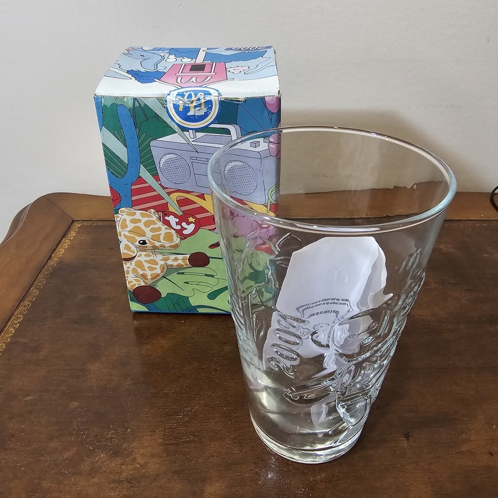 McDonald's Canada Collector's Glass Cup 2024-Ty Beanie Babies Canadian Exclusive
